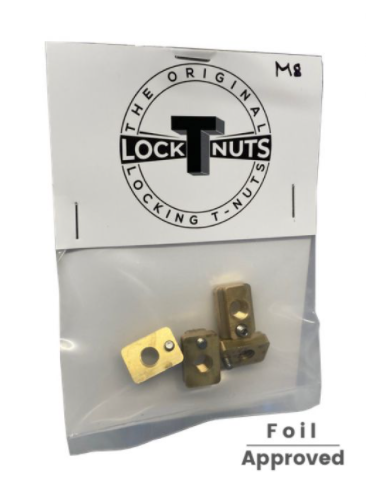 LOCKING T-NUT SET M6